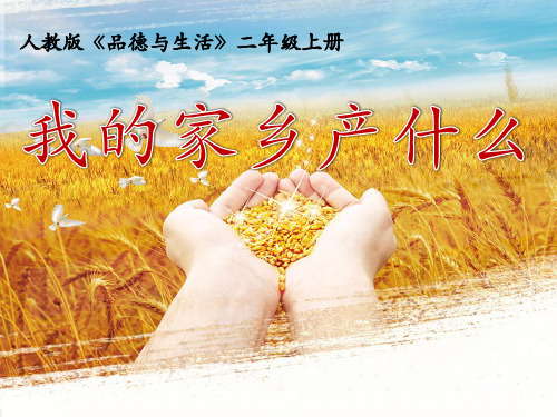 二年级上册道德与法治课件-14.家乡物产养育我-部编版 (共21张PPT)