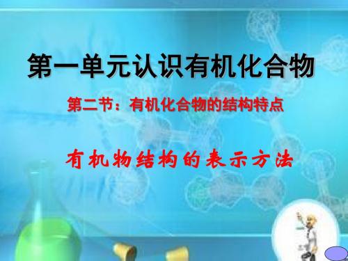 有机物结构的表示方法(6式两模型)资料