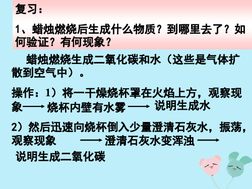 九年级化学上册第一单元课题2化学是一门以实验为基础的科学课件(新版)新人教版