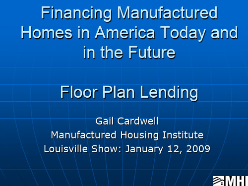 MHI_Floor Plan_Jan09 Presentation