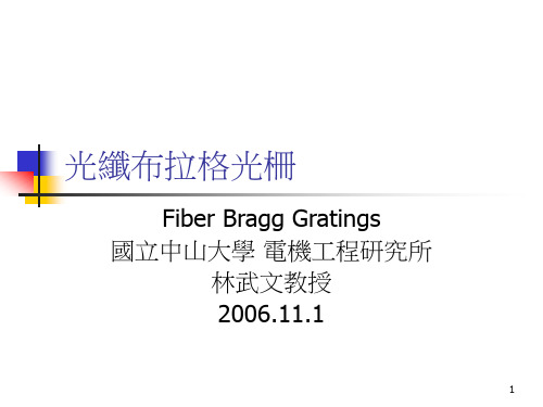 光纤布拉格光栅