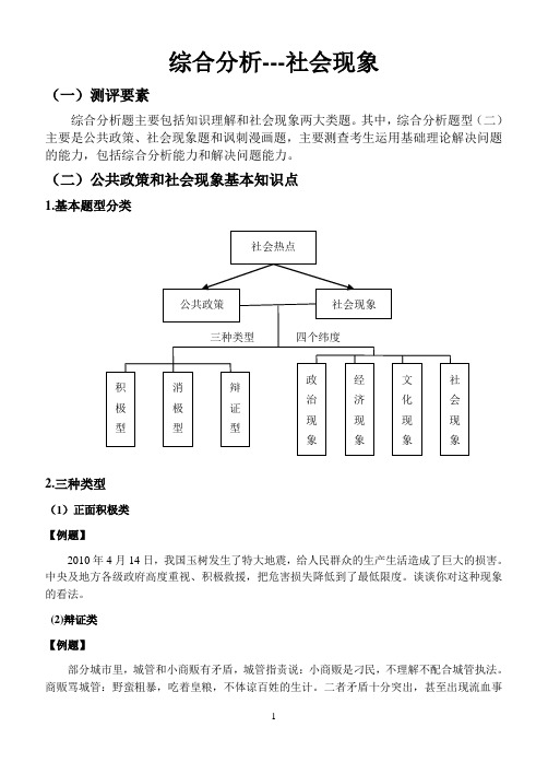 综合分析---社会现象