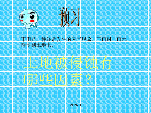 探索土地被侵蚀的因素PPT课件