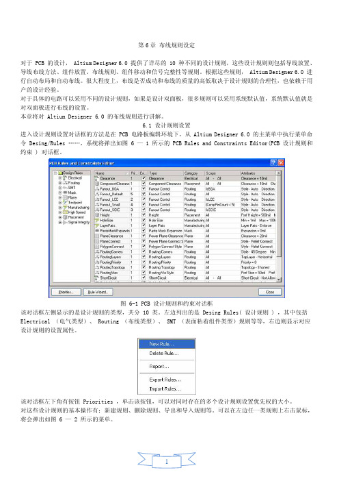 Altium_Designer官方标准教程_第6章_布线规则设定