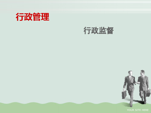 行政监督概述(ppt 40页)