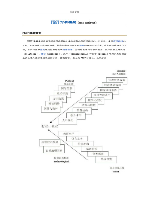 PEST分析报告模型