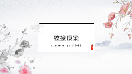 铰接顶梁技术参数