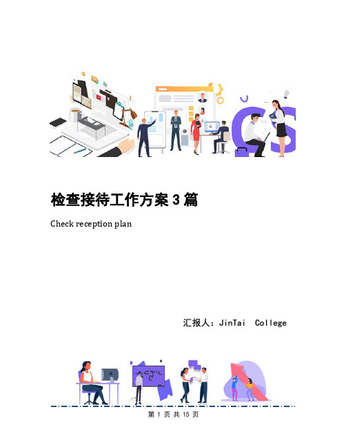 检查接待工作方案3篇