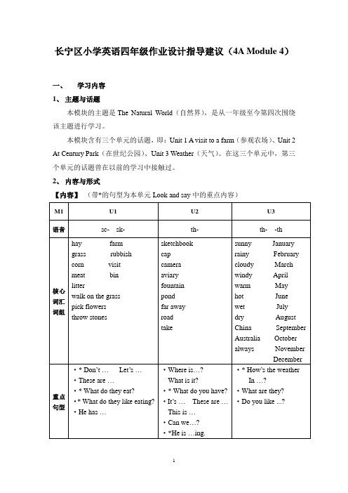 作业指导建议4AM4