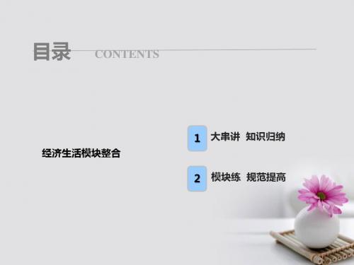 高考政治总复习生活与哲学模块整合课件
