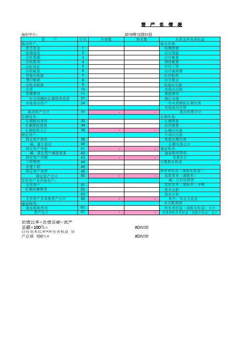 现金流量自动生成表