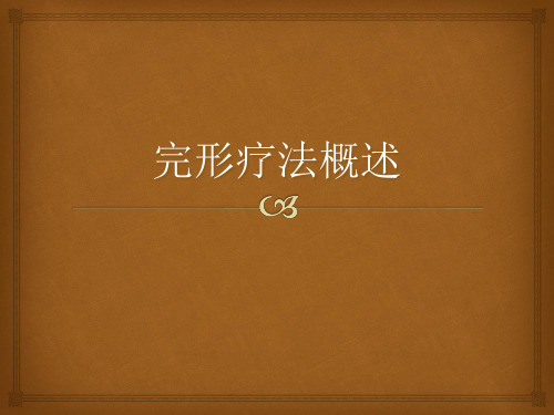 完形疗法概述 ppt课件