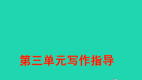 人教部编版八年级语文下册第三单元写作指导学写读后感作业课件ppt