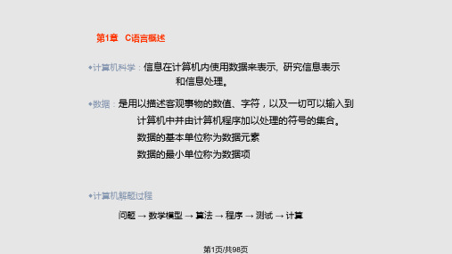 C语言总结PPT课件