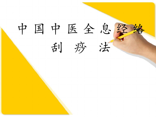 全息经络刮痧法  ppt课件