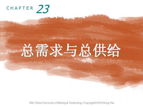 经济学原理part9-短期经济波动 ch23-总需求与总供给
