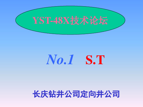 北京海蓝MWD仪器YST-48X操作指南