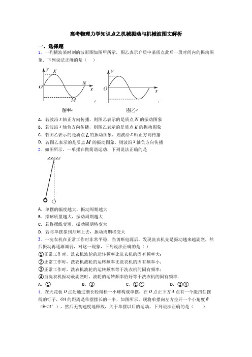 高考物理力学知识点之机械振动与机械波图文解析