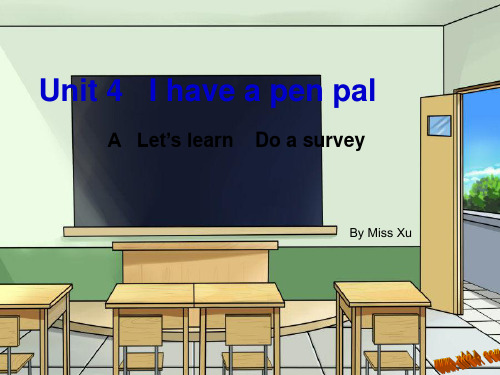 2014新版pep六年级上册Unit-4-I-Have-a-Pen-Pal第一课时