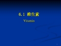 食品化学 ：第6.1章 维生素