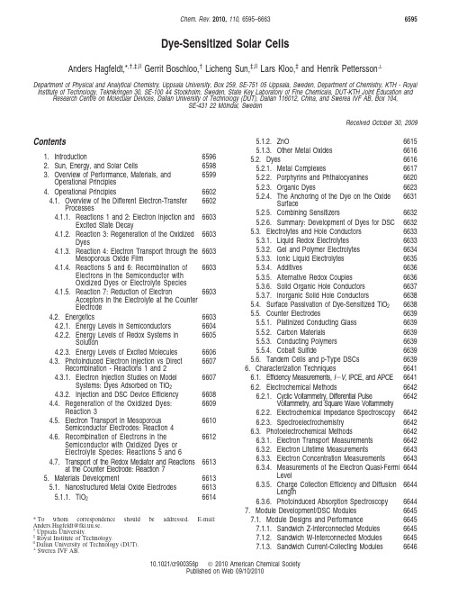Dye-Sensitized Solar Cells-2010 Chem. Rev.
