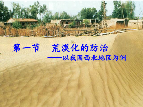 高中地理必修三荒漠化的防治——以我国西北地区为例 ppt课件