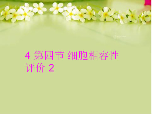 最新4 第四节 细胞相容性评价 2精品课件ppt