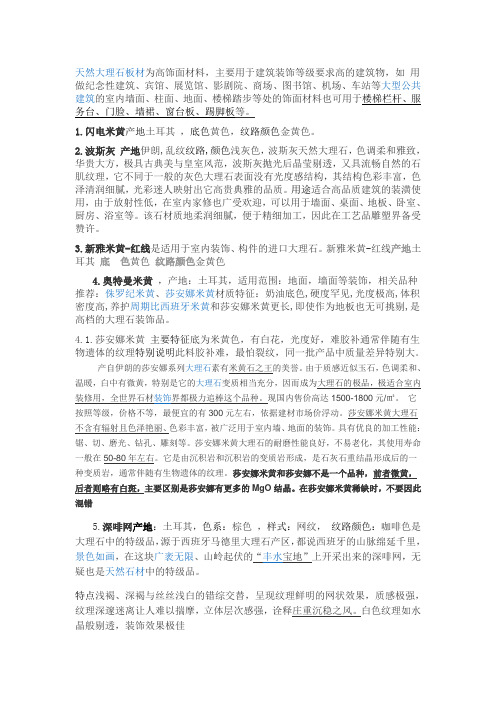 石材信息