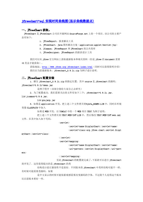 jfreechart+sql实现时间曲线图(显示曲线数据点)