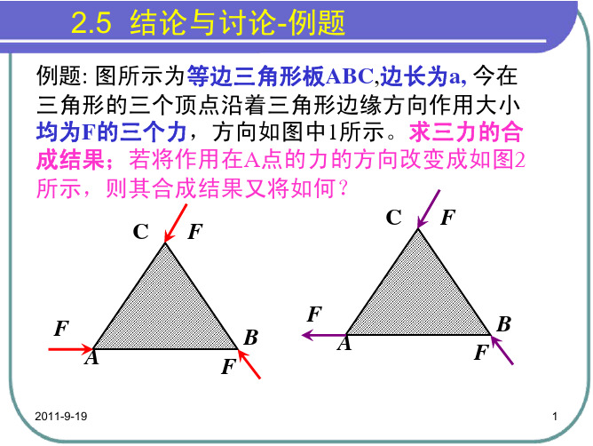 第3章 工程构件的静力学平衡