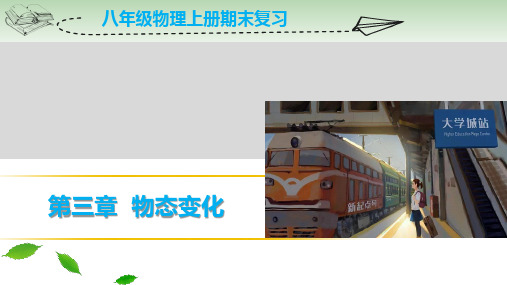 新人教版八年级物理上册期末复习第三章物态变化复习课件