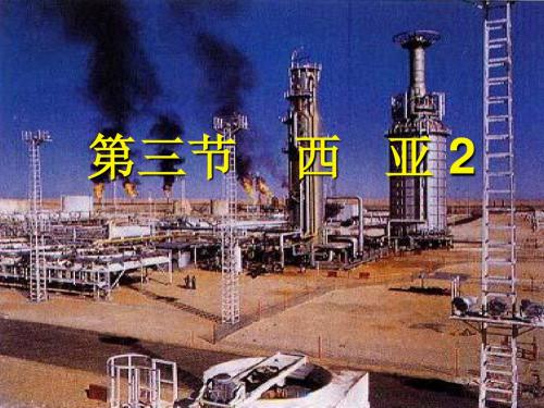 地理湘教版新版七年级下册 西亚2 ppt课件