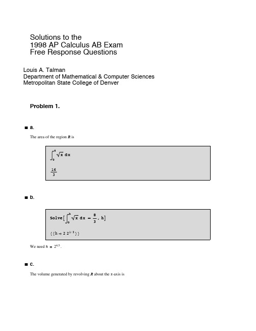 Response Questions