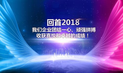 2018年颁奖表彰员工大会新年计划总结公司风采晚会活动展示细致PPT模板