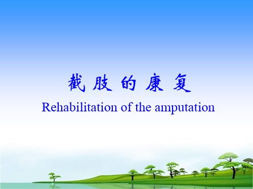 截肢的康复