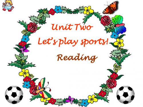 Let’s play sports PPT课件 4 译林牛津版