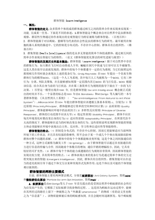 群体智能 Swarm Intelligence