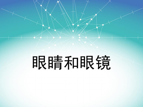 眼睛和眼镜  课件