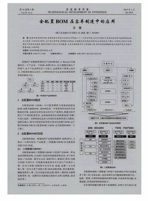 全配置BOM在客车制造中的应用