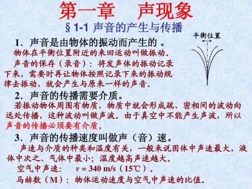 声现象复习课件