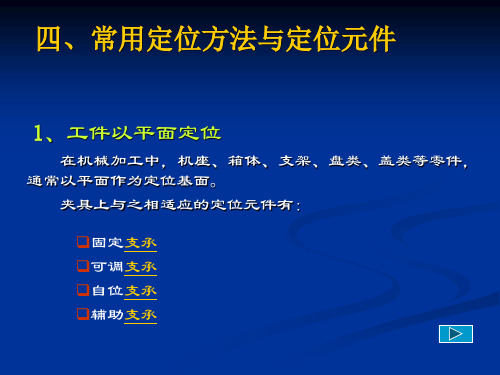 第二章 常用定位方法与定位元件