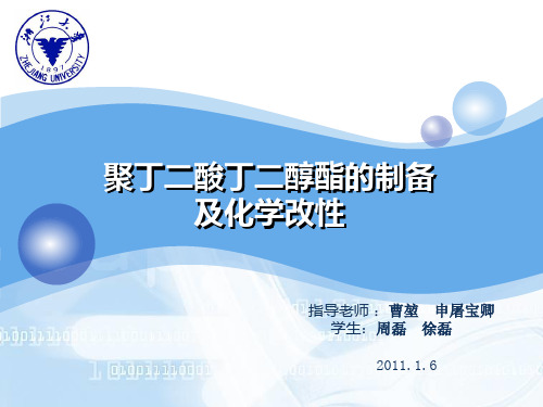 pbs合成与改性