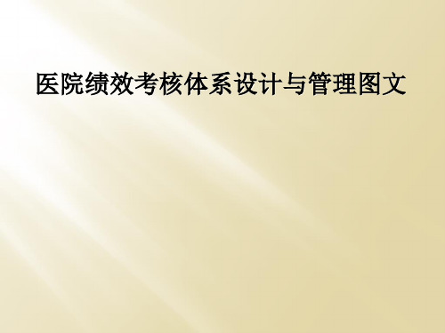 医院绩效考核体系设计与管理图文