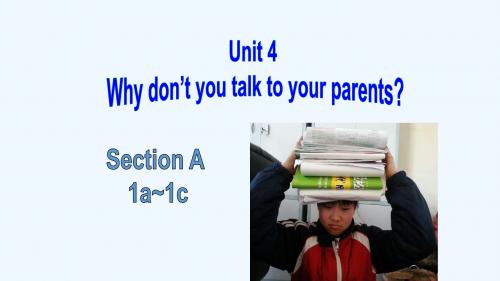 英语人教版八年级下册unit4SetionA 1a-1c