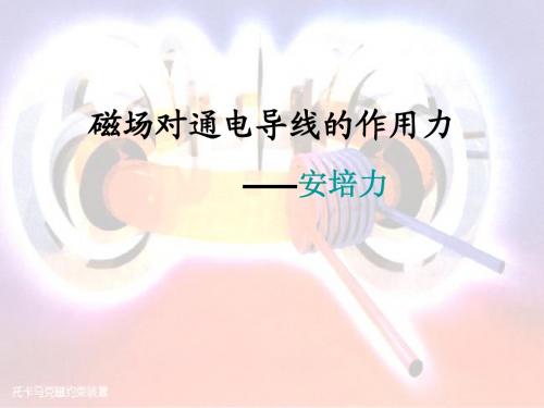 磁场对通电导线的作用力