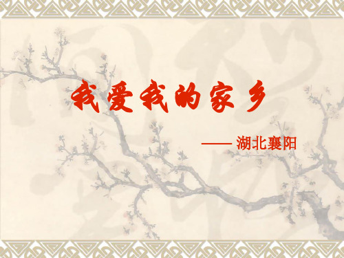 我爱我的家乡_湖北襄阳