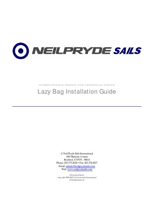 Neil Pryde Sails Mainsail Lazy Bag MLB Installatio