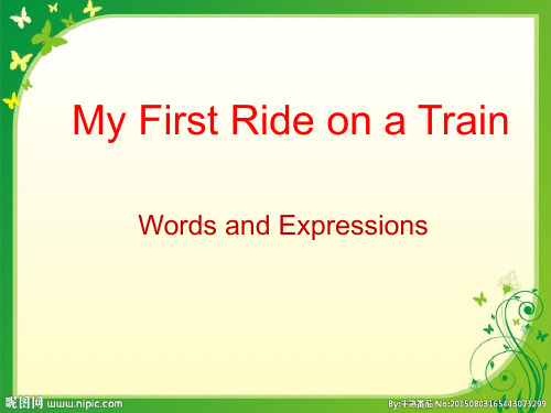 高中英语Module 3 My First Ride on a Train (3)