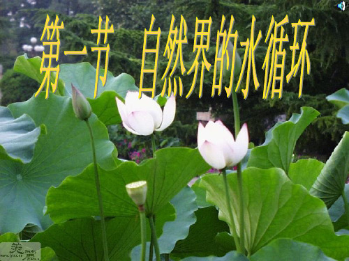 第三章 地球上的水》第一节 自然界的水循环(共23张ppt)