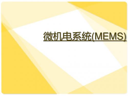 微机电系统(1)